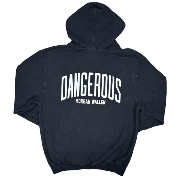 Tultex Morgan Wallen DANGEROUS Tour Music Promo Hoodie - Size Medium - Picture 3 of 6